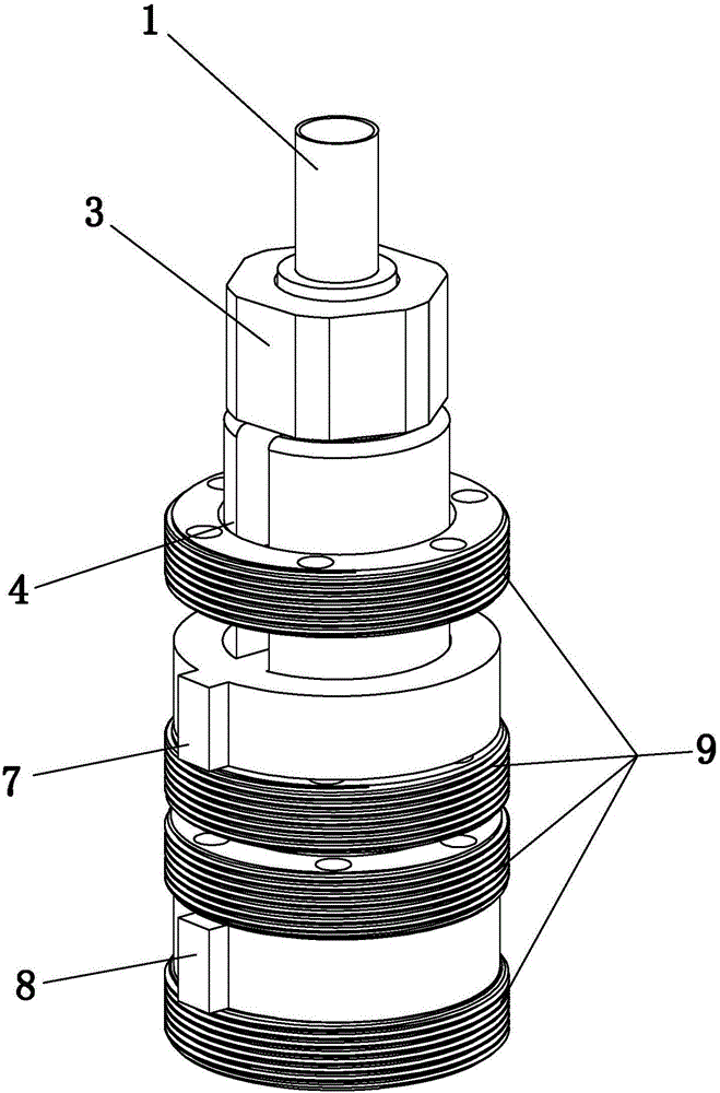 回转式粉末成型机下盘双中棒座结构的制作方法与工艺