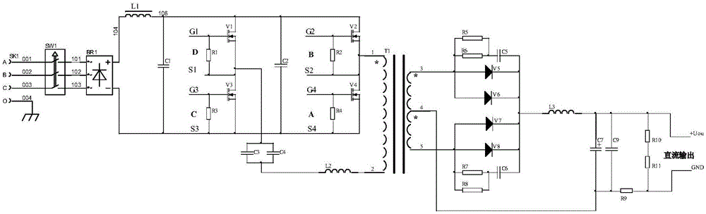 一種電動(dòng)汽車大功率智能化快速充電電源系統(tǒng)的制作方法與工藝