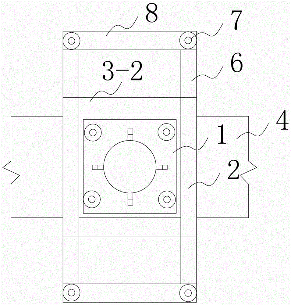 一種用于條形基礎(chǔ)的鋼柱腳結(jié)構(gòu)的加固裝置的制作方法