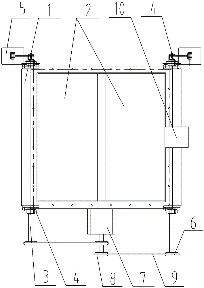 同步驅(qū)動(dòng)翻板門(mén)的制作方法與工藝