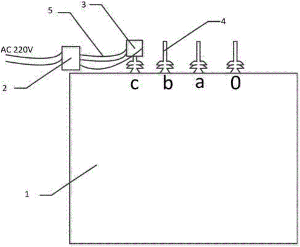 一种利用液态金属导热实现配电变压器端子的加热装置的制作方法
