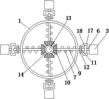 一種攪拌均勻的塑料顆粒生產(chǎn)用攪拌機(jī)的制作方法與工藝