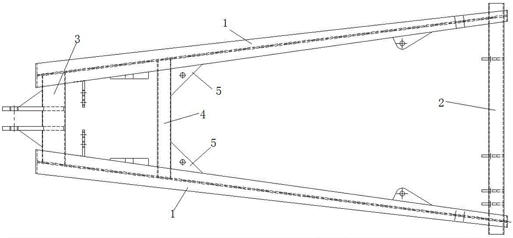 一种受电弓上框架的制作方法与工艺