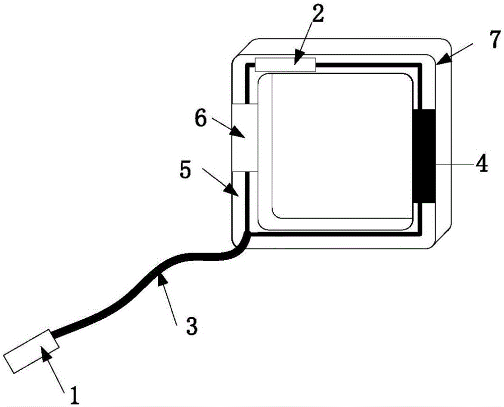 一种高压隔离开关通流回路异常发热接触式无源无线监测装置的制作方法