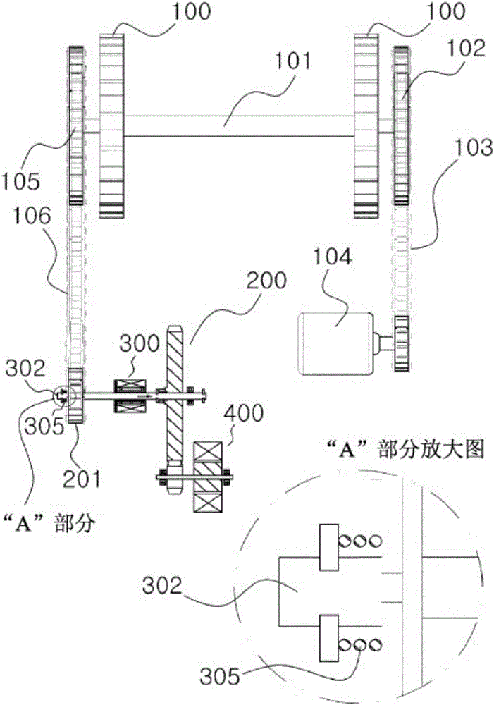 自動扶梯用低速制動裝置的制作方法