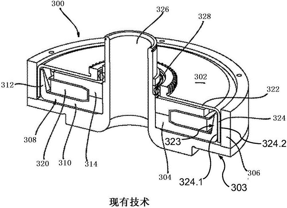 具有帶有減少的氣隙的渦流制動器的離合器裝置的制作方法