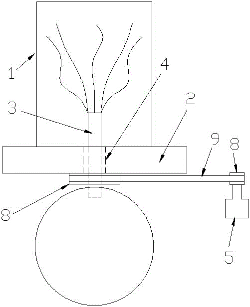 保持線速度始終一致的羅口機(jī)收卷盤傳動(dòng)裝置的制作方法