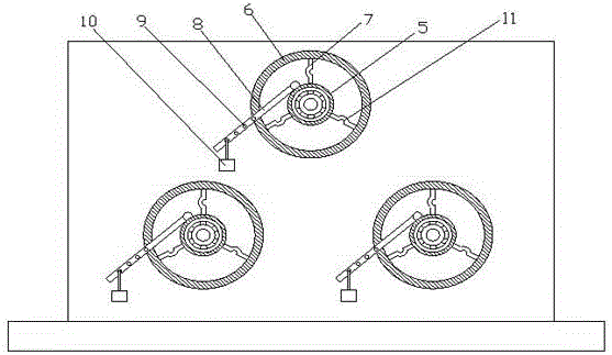 一種紙機尾部引紙輥固定結構的製作方法