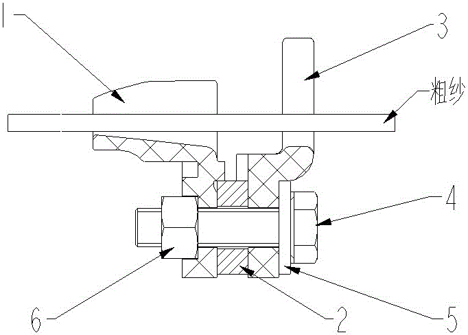 环锭细纱机中三根粗纱的喂入式导纱装置的制作方法