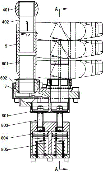 一种行列式制瓶机初型模垂直冷却机构的制作方法与工艺