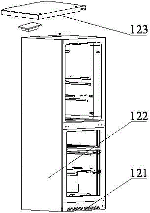 一种拼装式冰箱及该冰箱箱体内胎发泡模具的制作方法