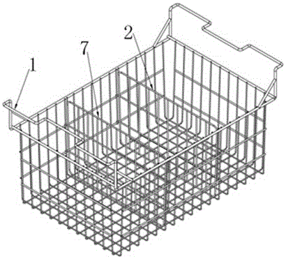 可调节分区的冰柜食品篮的制作方法与工艺
