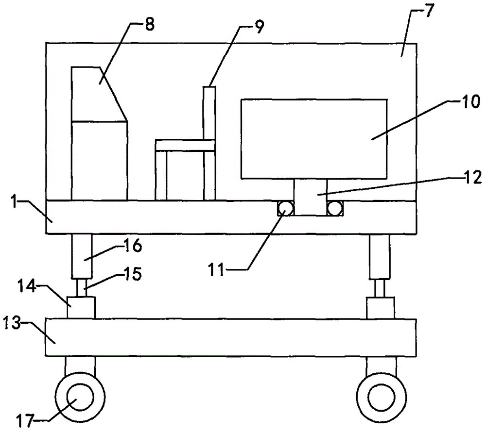 新型汽車后驅(qū)工作原理展示臺的制作方法與工藝