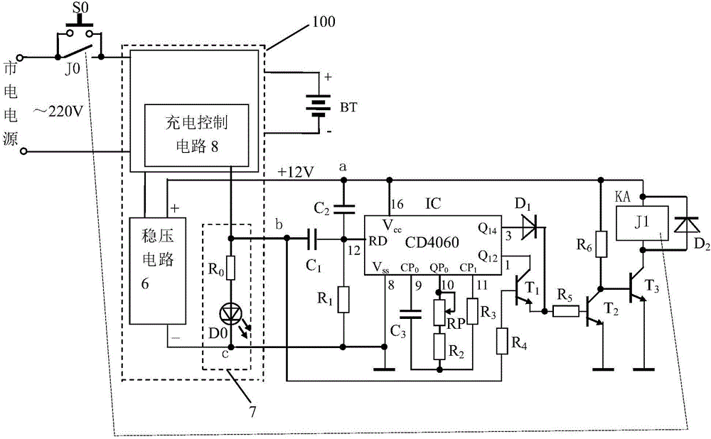 充满电自动断电电路图图片