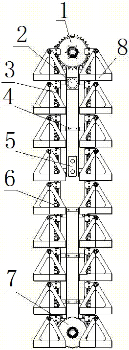 一種垂直循環(huán)單懸臂儲(chǔ)物架的制造方法與工藝