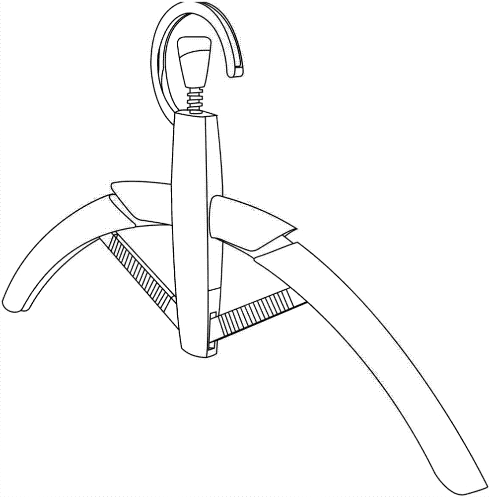 一种自动上锁的衣架的制造方法与工艺