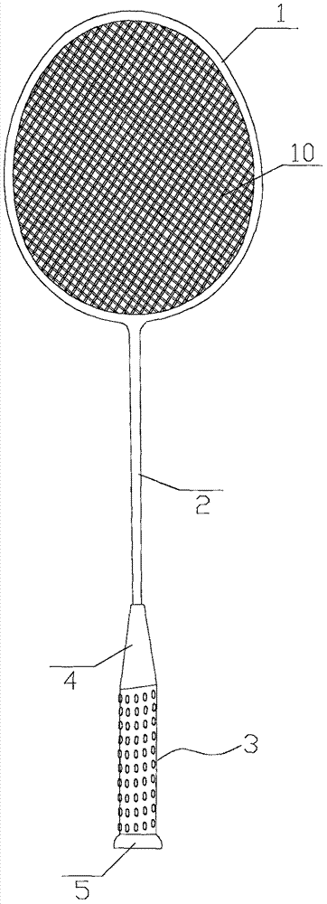一种新型羽毛球拍的制造方法与工艺