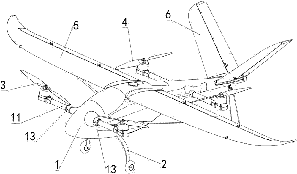 倾转限位结构以及倾转旋翼无人机的制造方法与工艺
