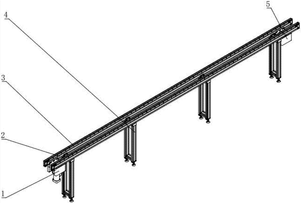 一种直线型输送线装置的制造方法