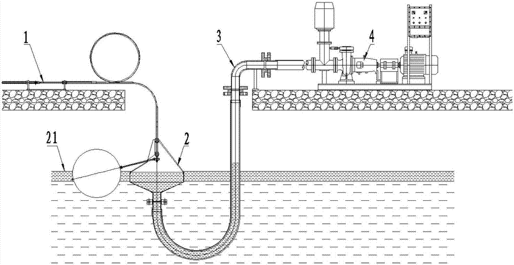 一种浮油及粘稠浮油自吸泵装置的制造方法