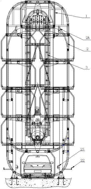 一种垂直循环车库的制造方法与工艺