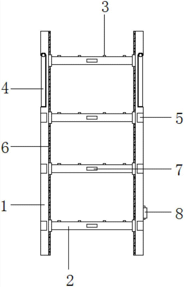 一種建筑用安全式爬梯的制造方法與工藝