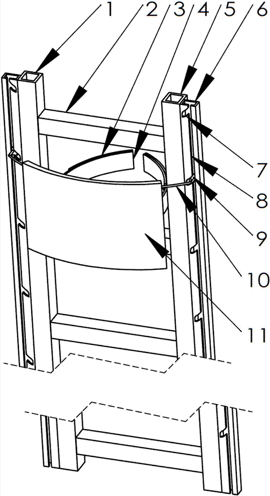 一种建筑用安全防护梯的制造方法与工艺