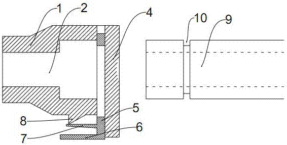 一种气垫床的气管与气泵连接接头的制造方法与工艺
