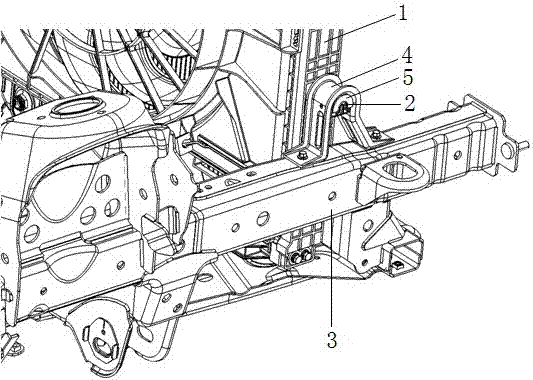 非承載式車身汽車散熱器安裝機構(gòu)的制造方法與工藝