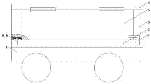 一種側(cè)翻自卸車(chē)車(chē)門(mén)的自動(dòng)鎖止裝置的制造方法