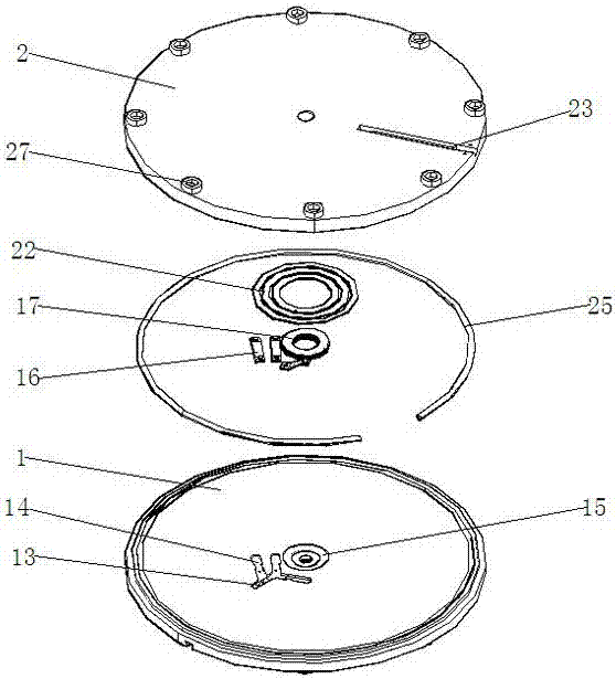 一種導電餐桌轉(zhuǎn)盤的制造方法與工藝