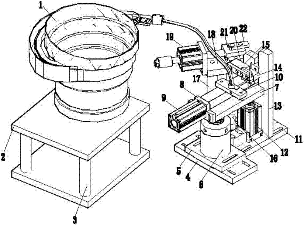 一种转盘式组装机进上控水杆装置的制造方法