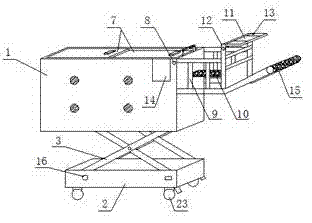 一種機(jī)械式購(gòu)物車的制造方法與工藝