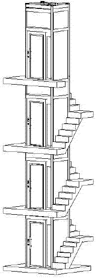 家用梯钢架结构井道的制造方法与工艺