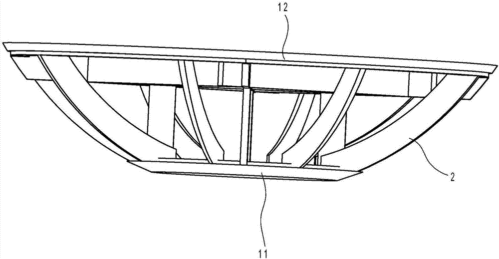 一种舱体底部木架结构的制造方法与工艺