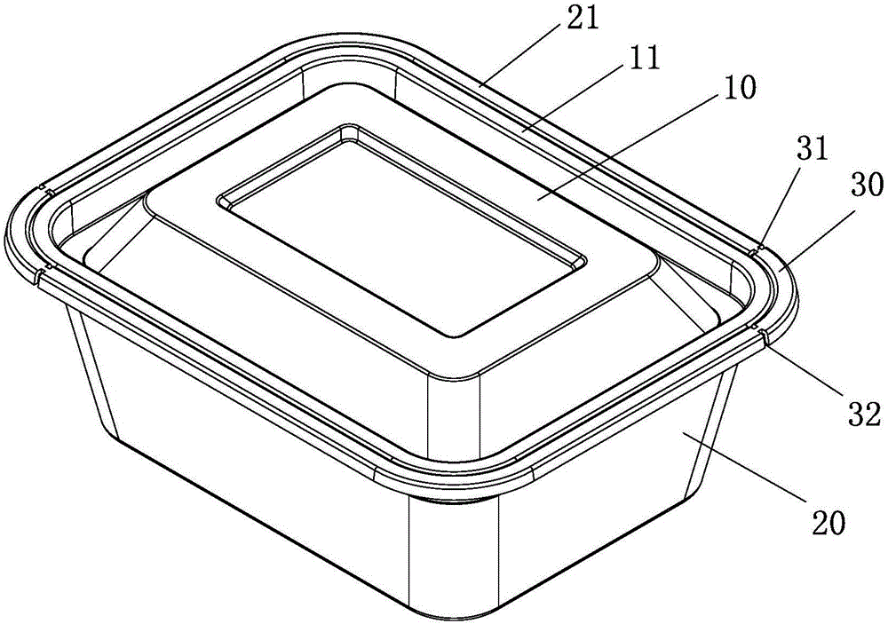 一种超薄密封防盗快餐盒的制造方法与工艺