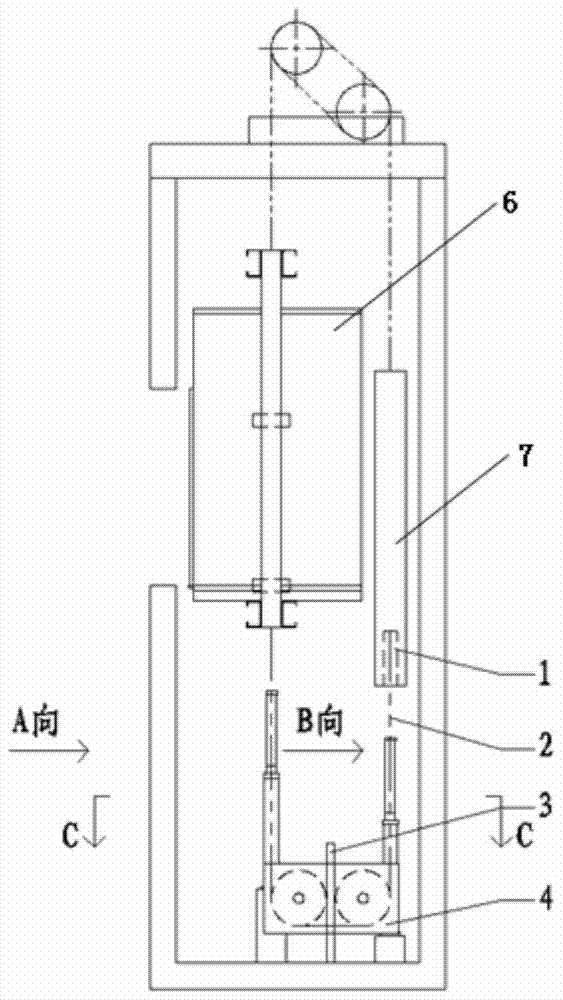 高速电梯钢丝绳补偿及涨紧装置的制造方法