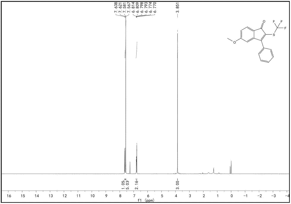 一種帶三氟甲硫基的茚酮類化合物及其制備方法與流程