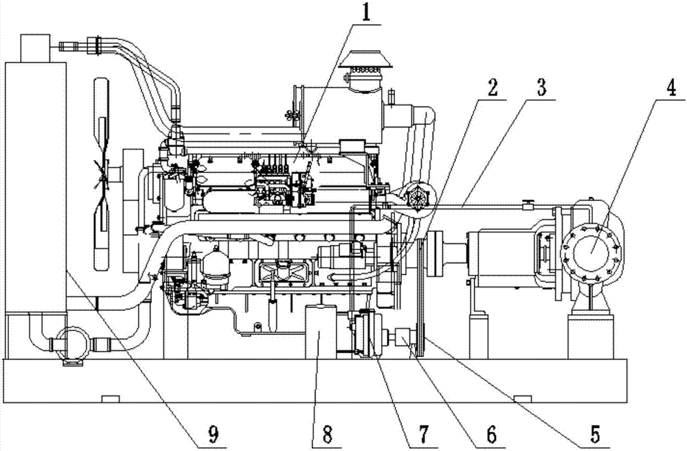 一种柴油机一体式真空辅助泵组的制造方法与工艺