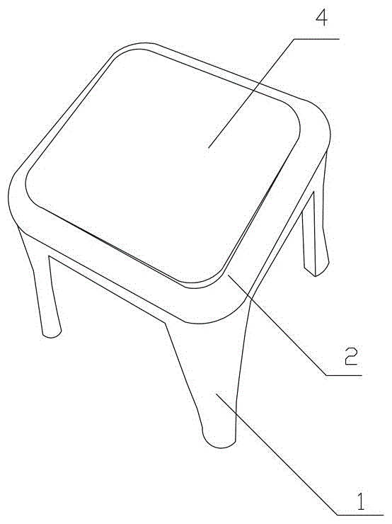 一种可换坐垫的凳子的制造方法与工艺