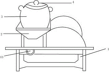 一种自动出水茶具的制造方法与工艺