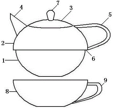 一种组合式异形泡茶瓷具的制造方法与工艺