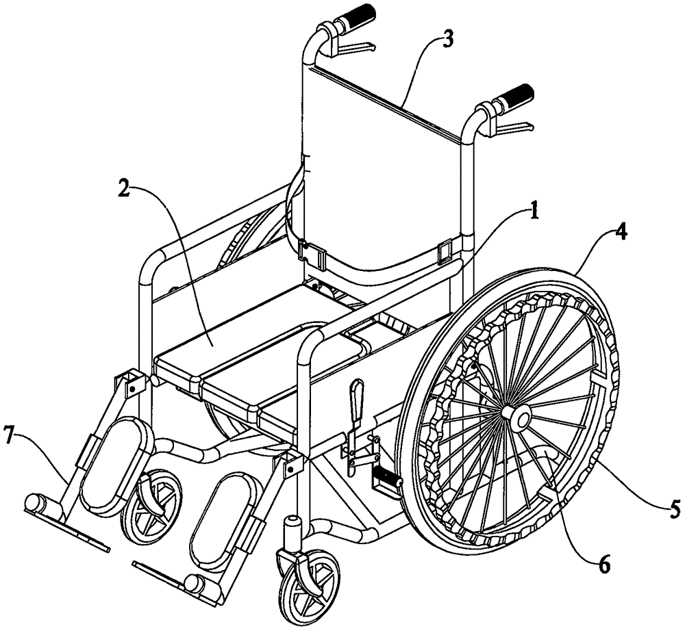 一种半躺坐便轮椅的制造方法与工艺