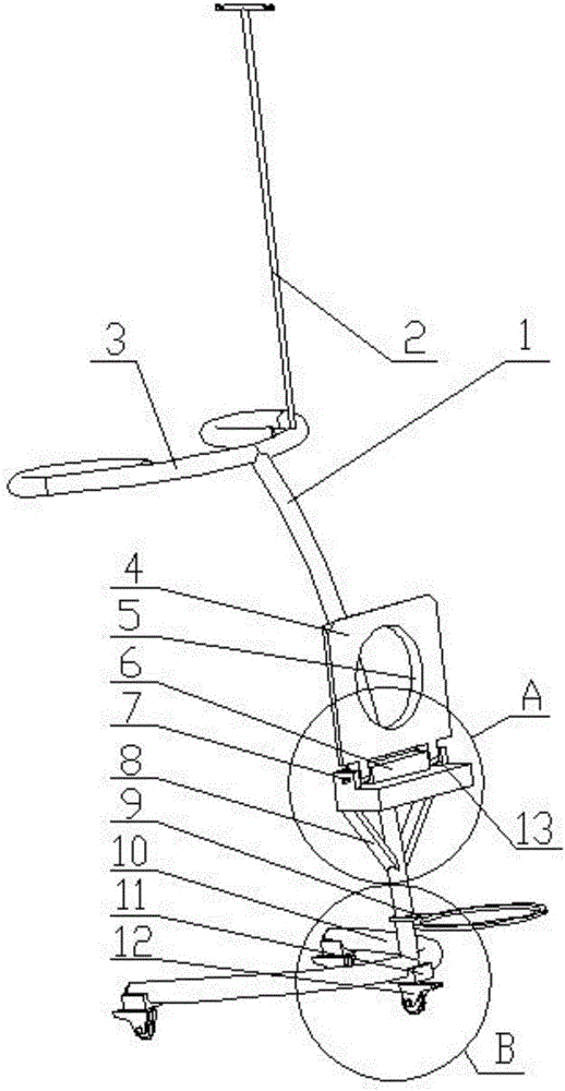 一種康復(fù)訓(xùn)練護(hù)理車的制造方法與工藝