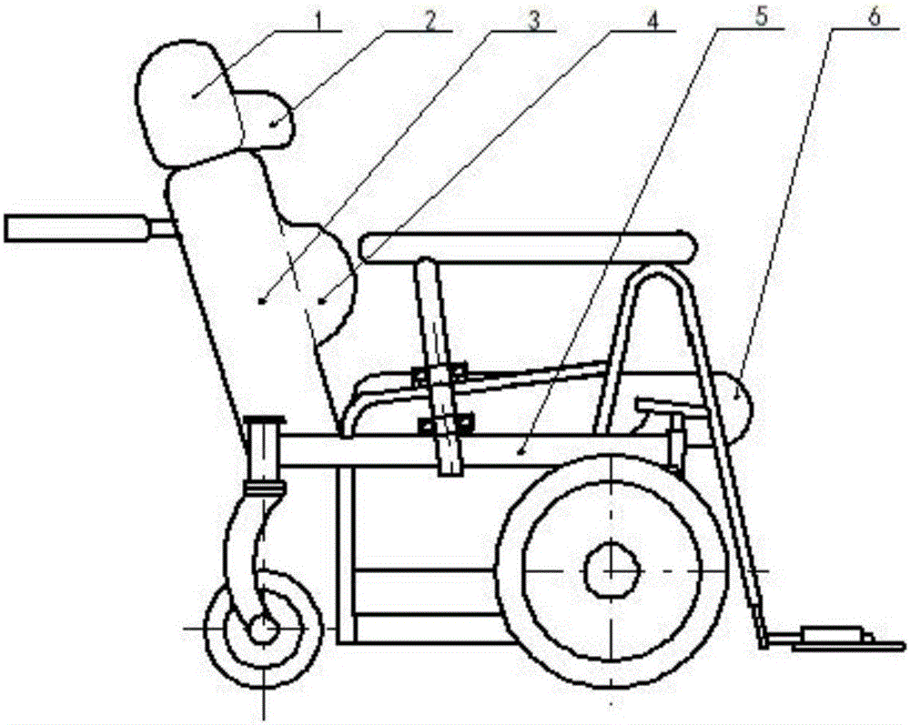 一种老年痴呆患者的专用轮椅的制作方法