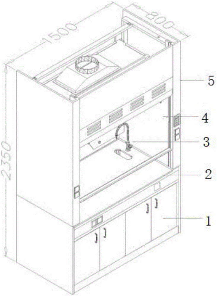一种耐酸碱耐高温通风柜的制造方法与工艺