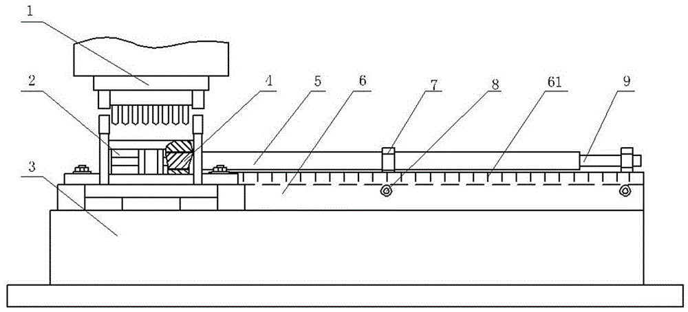 一种货架支撑梁连续生产装置的制造方法