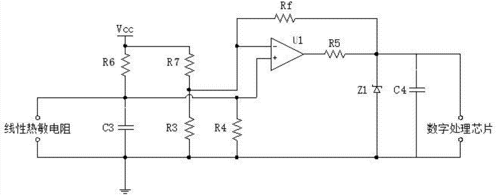 一種基於熱敏電阻的溫度檢測方法及電路與流程