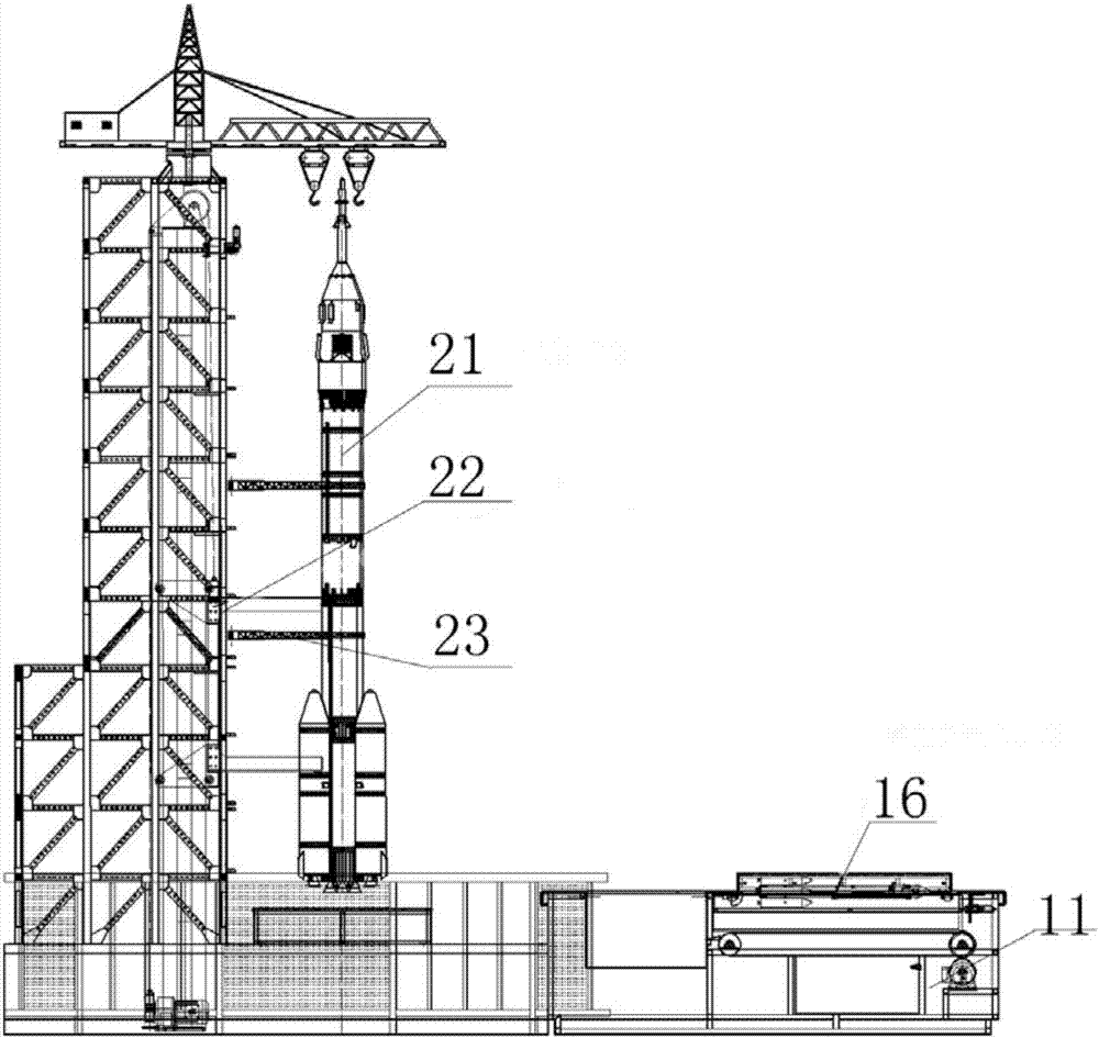 火箭发射台结构图解图片