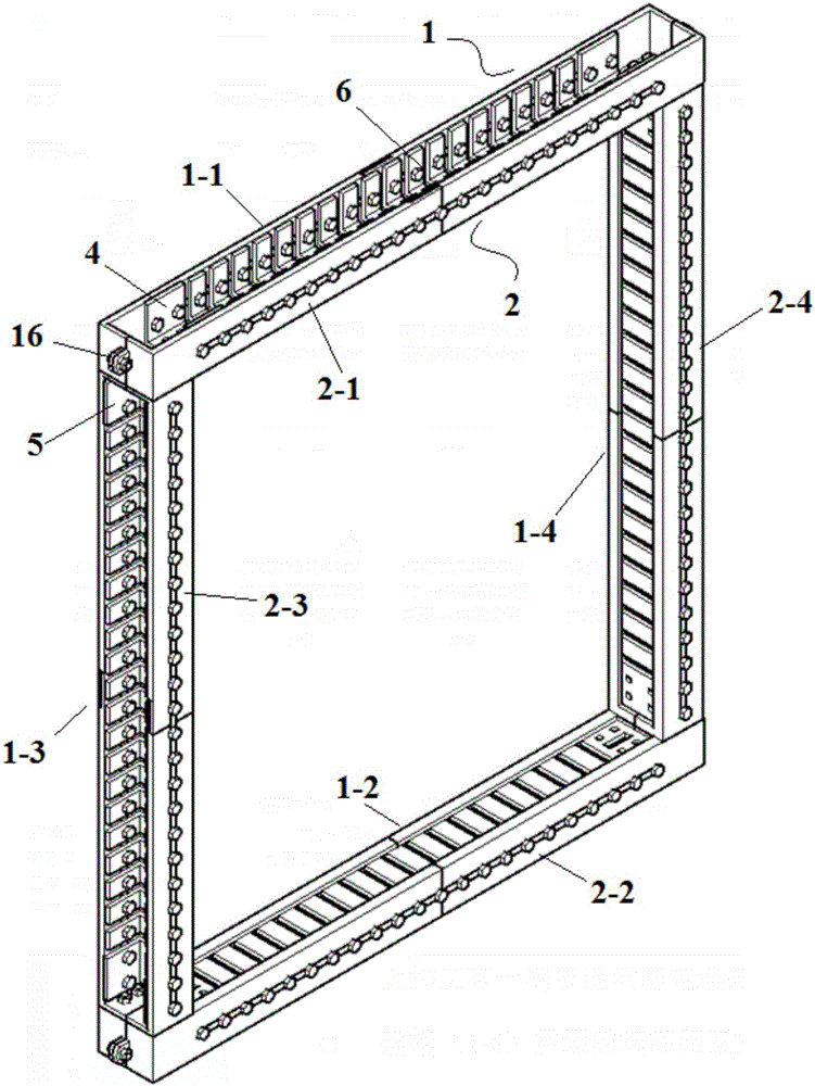 一种用于制备装配式剪力墙构件的通用边模的制造方法与工艺